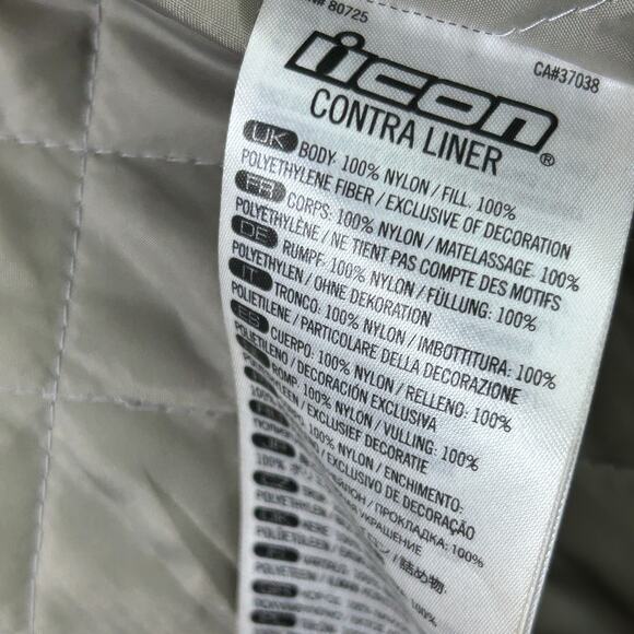 ICON Motorsports CONTRA PERFORMANCE Series Motorcycle Jacket Size XL LADIES - Picture 14 of 15